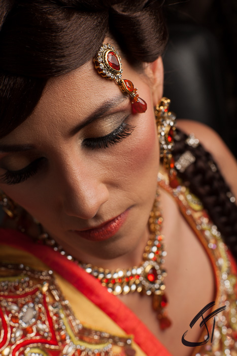 Asian Bridal outfits detailed jewellery
