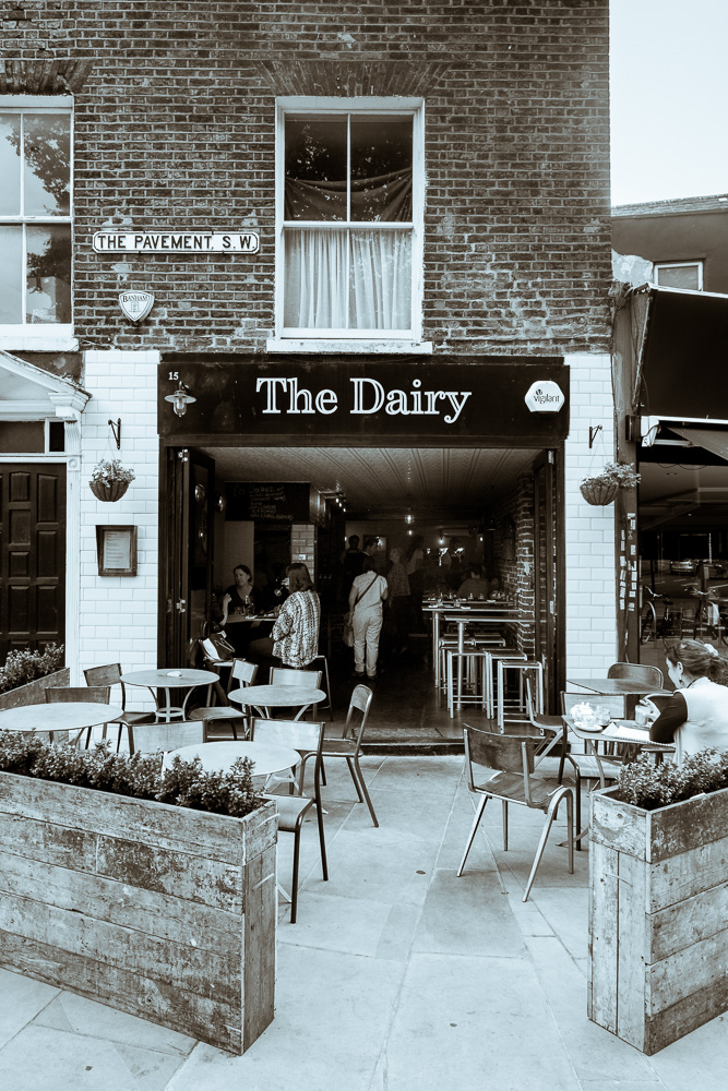 Robin Gill's The Dairy, street view