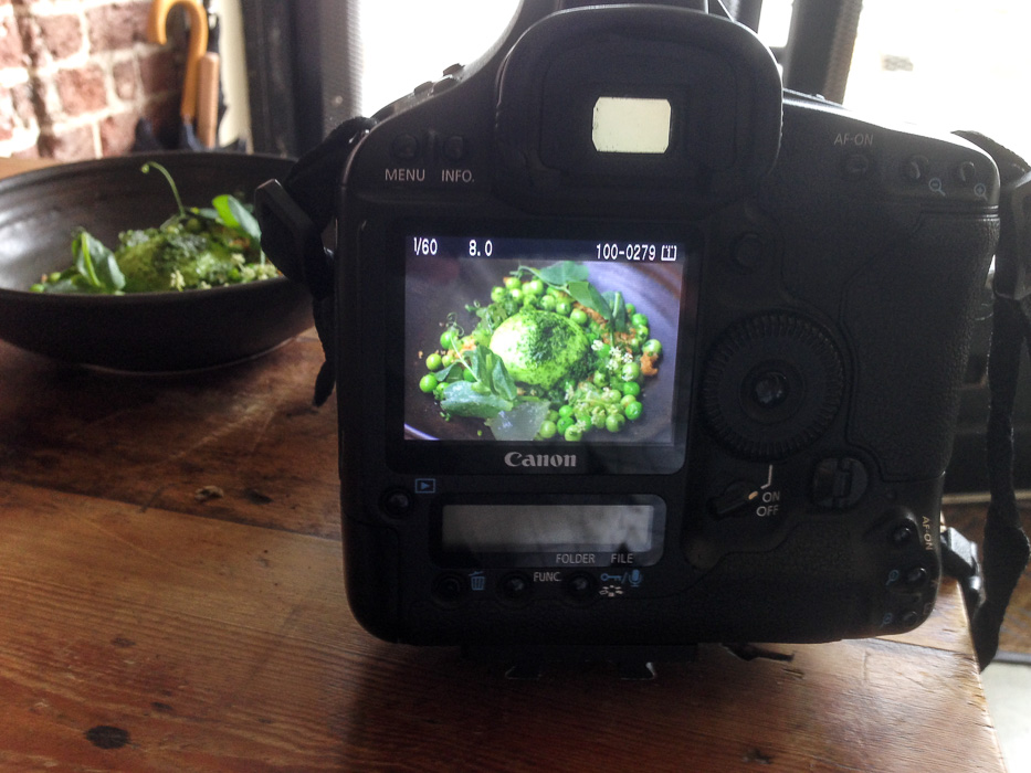 Behind the scenes, commercial food photography shoot with Cheshire photographer, Jonathan Thompson at The Dairy