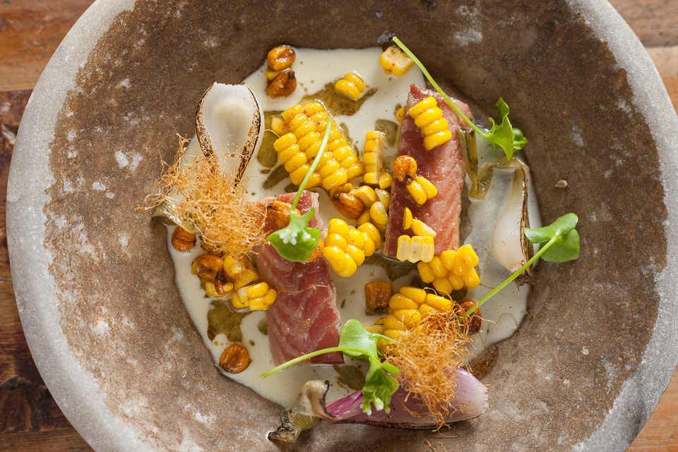 Chef Robin Gill, The Dairy beautiful dishes for food photography
