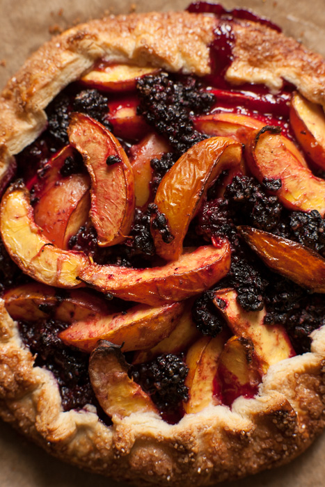 Blackberry and nectarine fruit tart by Milk & Honey Bakehouse