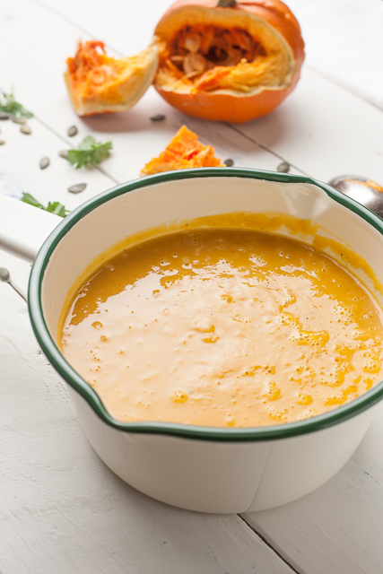 Milk & Honey's pumpkin soup
